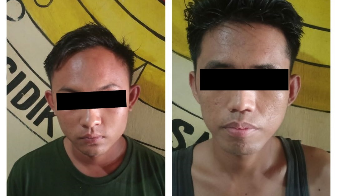Dua dari Empat Pemuda Berhasil Ditangkap Polsek Seputih Mataram Dalam Ops Antik.